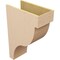 Ekena Millwork 11"W x 22"D x 33"H Classic Garner Rough Cedar Woodgrain TimberThane Corbel, Primed Tan CORUR11X22X33GARRCPR - alternate 6